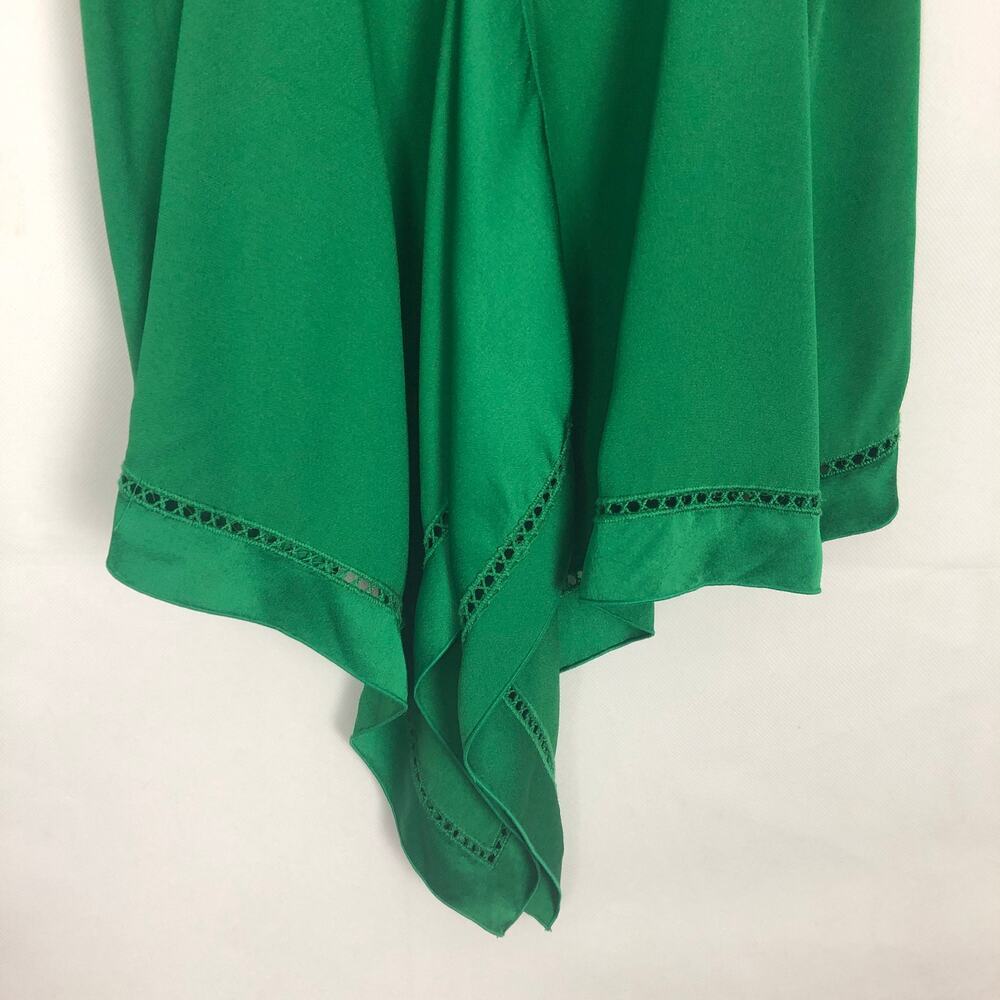 Rachel Zoe Green Sleeveless Ruffle Top Size 8 - Picture 7 of 12